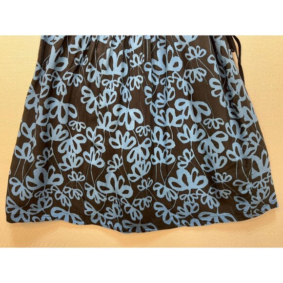 Twenty One Fit & Flare Dress Womens Size M Blue Floral Short Sleeves Boho Casual - Picture 5 of 12